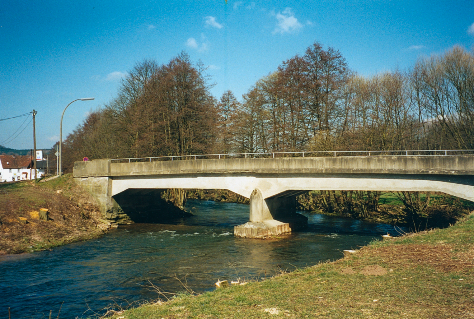 Die Brücke im März 1995